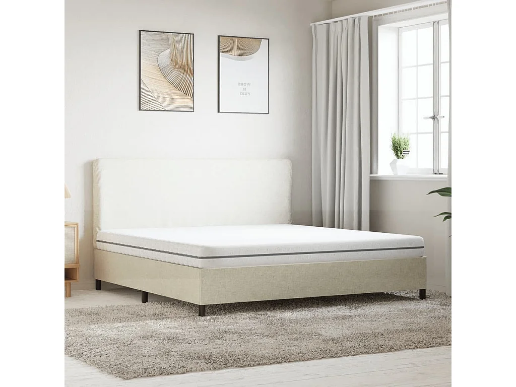 Matelas en mousse moyennement doux 180x200 cm