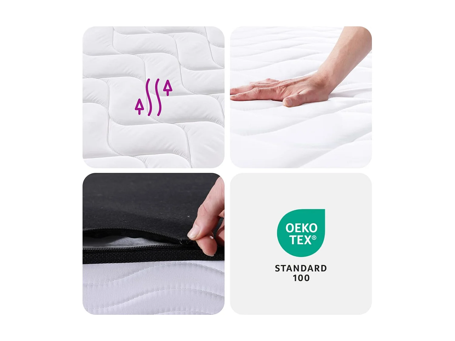 Matelas à ressorts bonnell moyen 180x200 cm