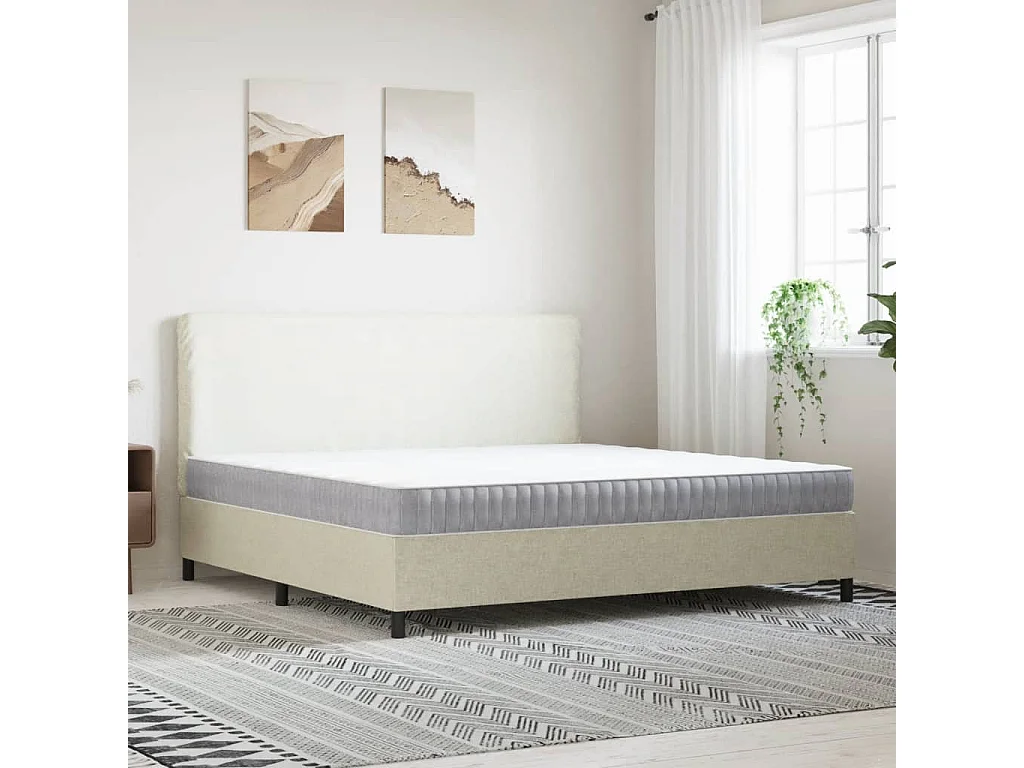 Matelas à ressorts ensachés moyen 200x200 cm