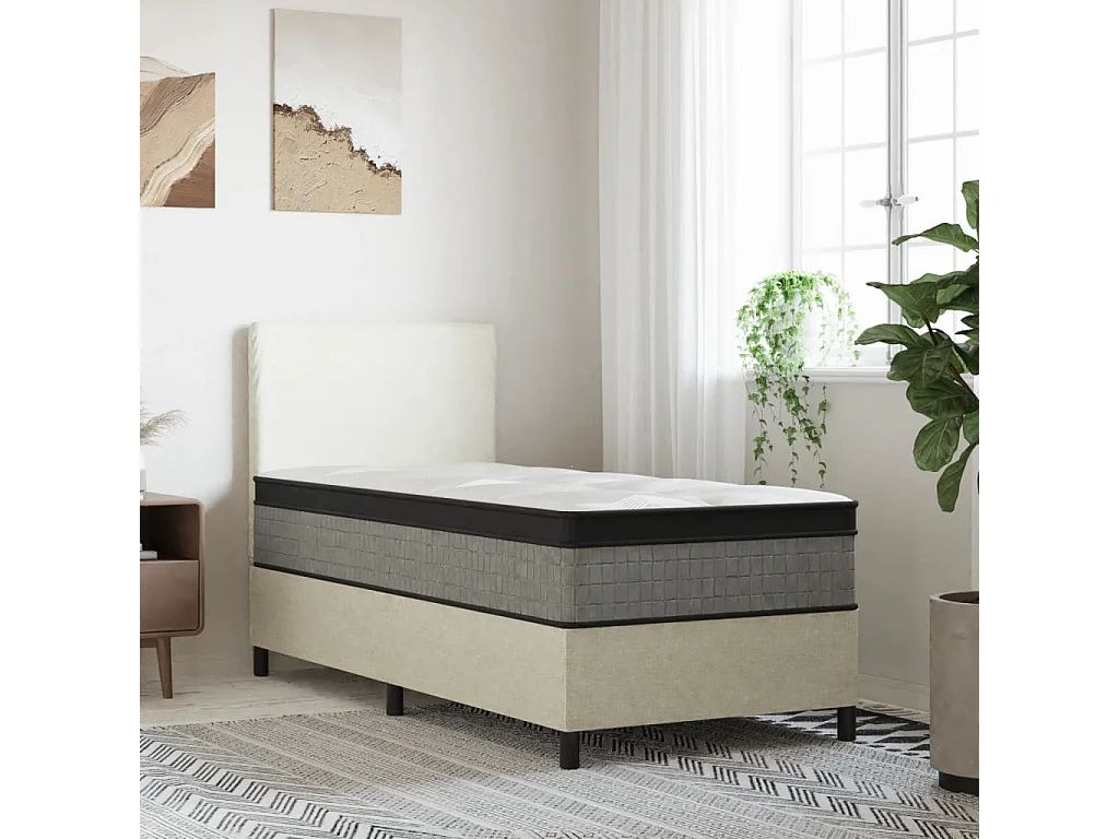 Matelas à ressorts ensachés moyen plus 80x200 cm