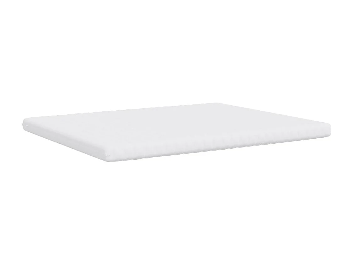 Matelas en mousse blanc 160x200 cm 7 zones dureté 20 ILD