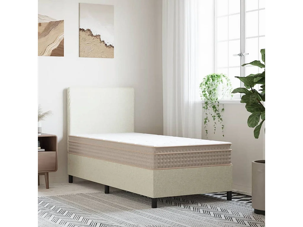 Matelas à ressorts ensachés moyen 90x200 cm
