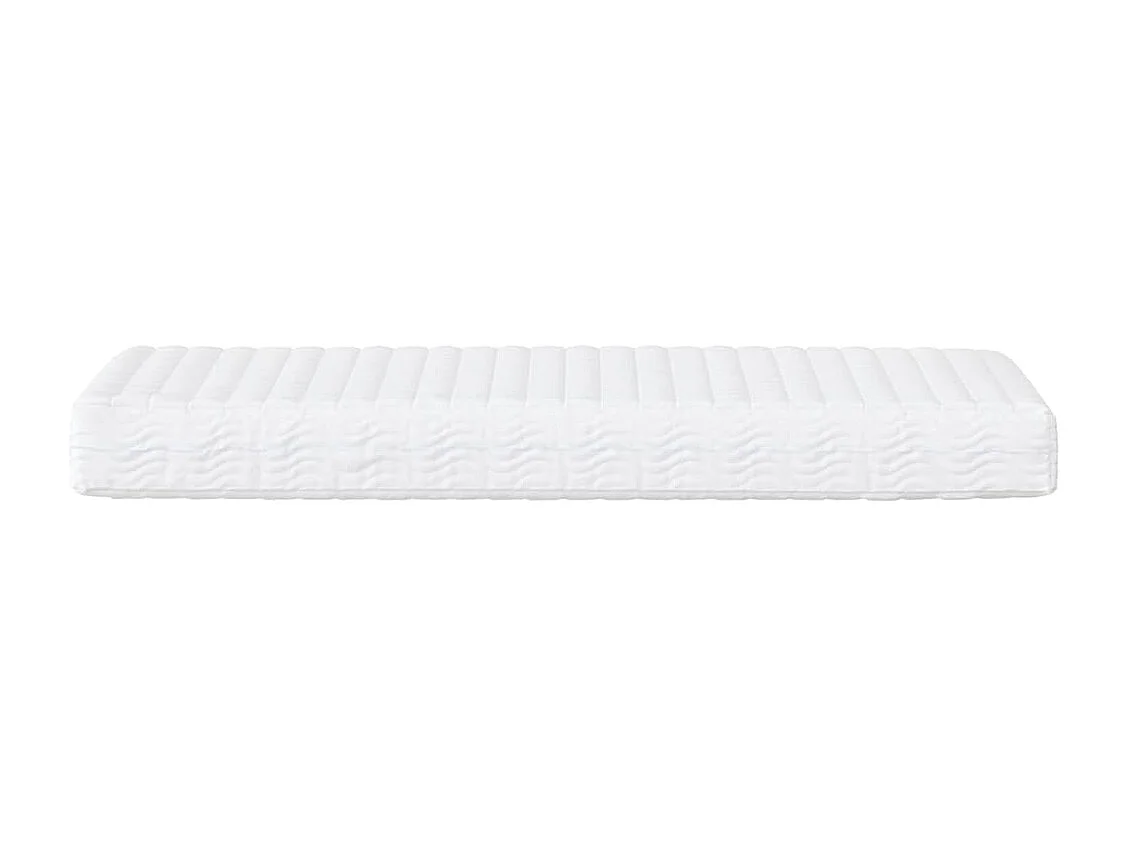 Matelas en mousse blanc 100x210 cm dureté H2 H3