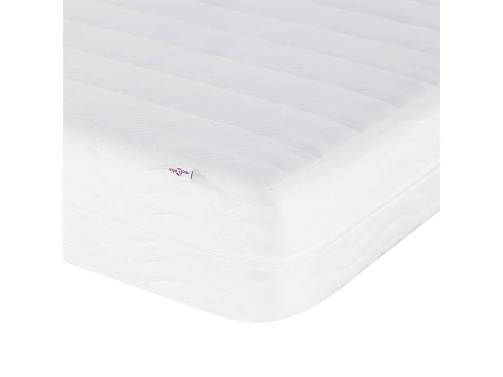 Matelas en mousse blanc 100x210 cm dureté H2 H3