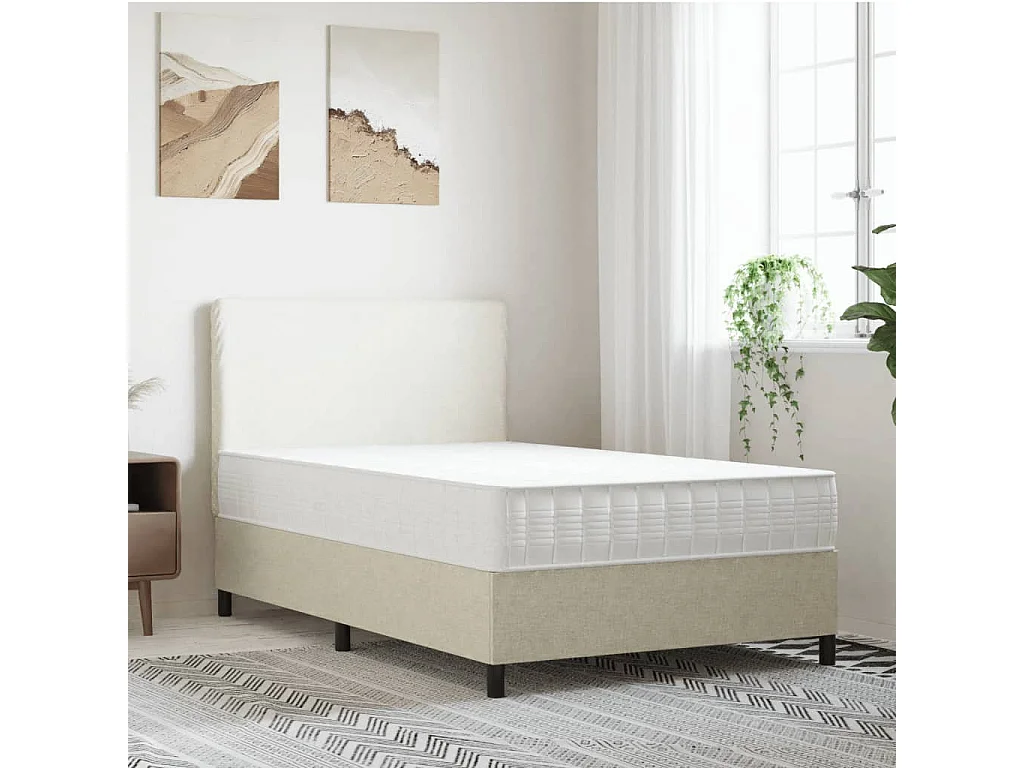 Matelas à ressorts ensachés dureté moyenne 120x200 cm