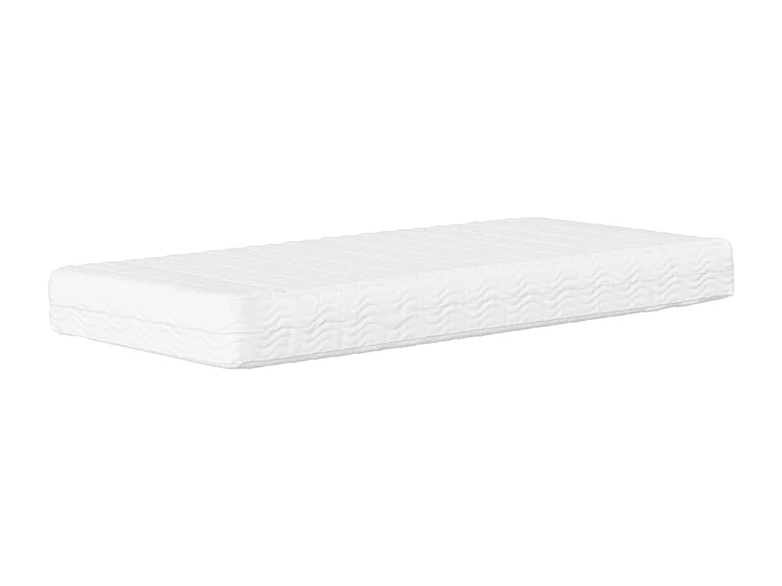 Colchón de espuma blanco 90x220 cm dureza H2 H3