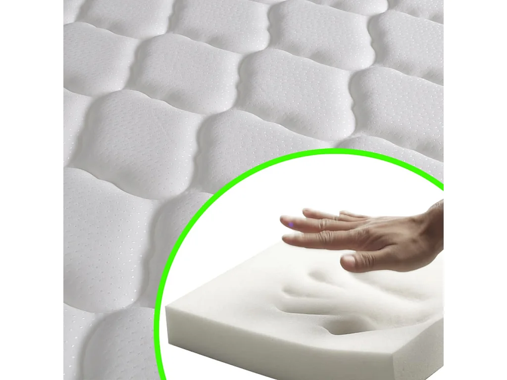 Matelas en mousse à mémoire de forme 200 x 120 x 17 cm