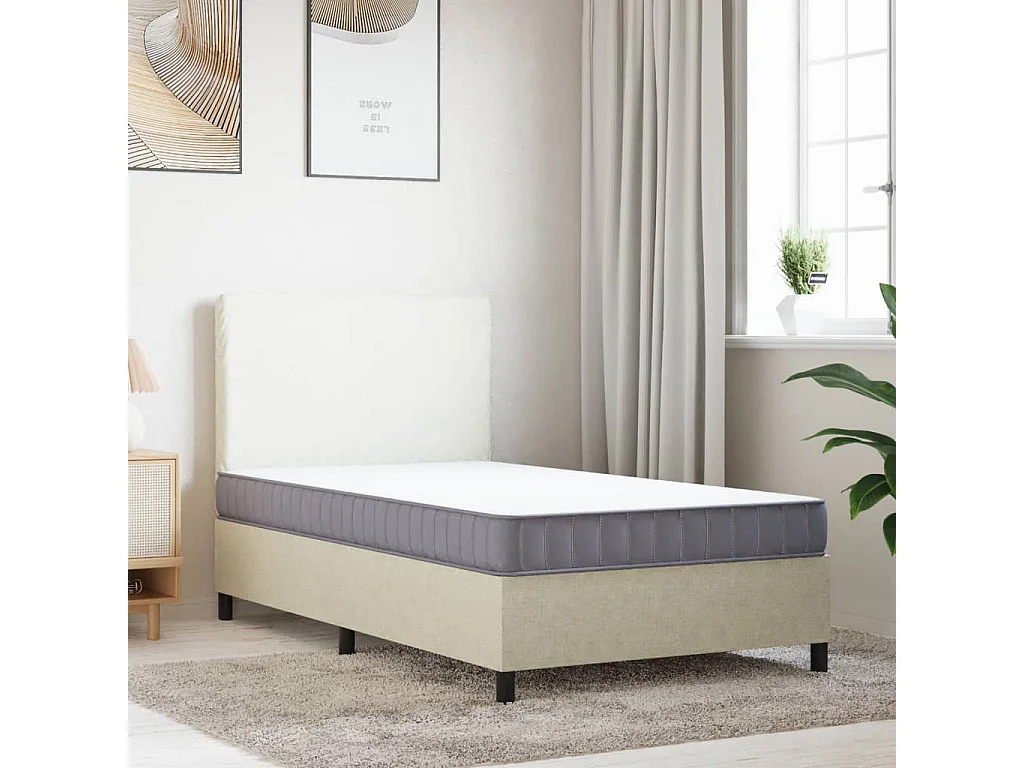 Matelas en mousse moyennement doux 120x200 cm
