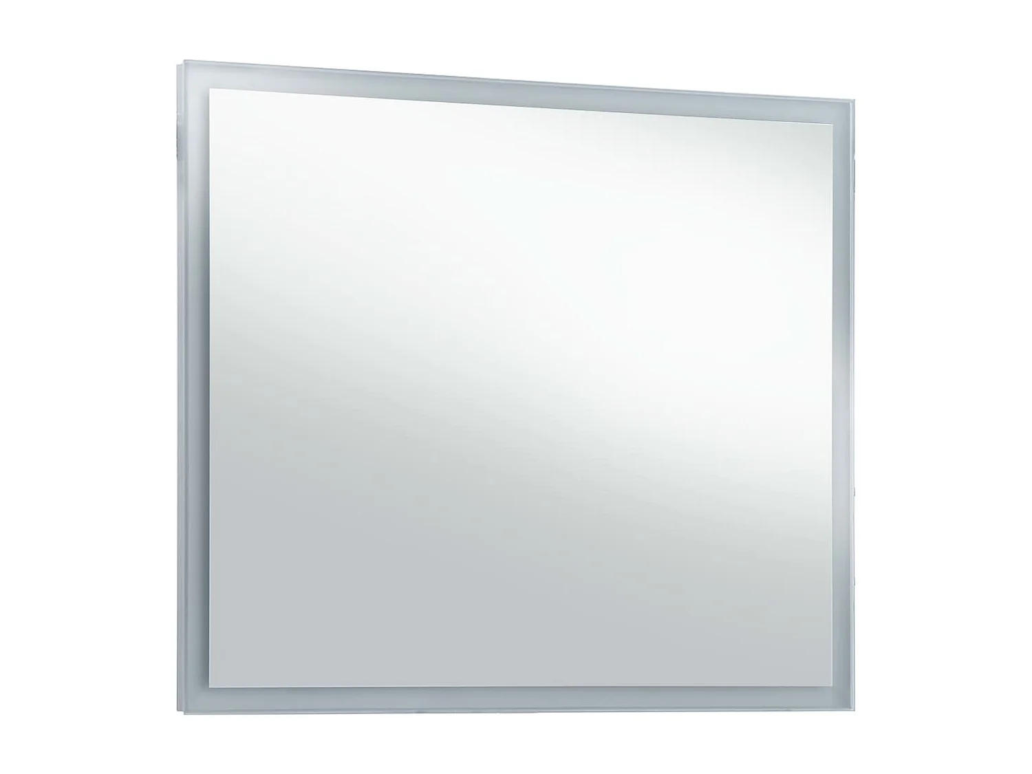 Espejo de pared de baño con LED 60x50 cm