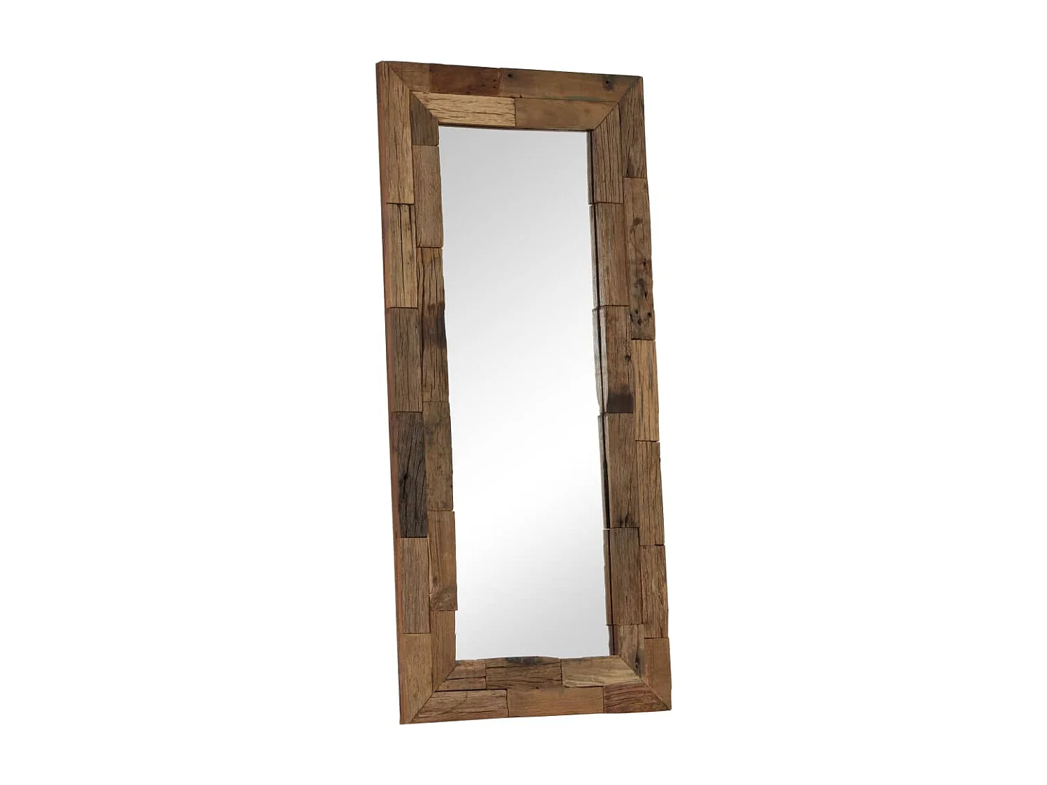 Miroir Bois de récupération massif 50 x 110 cm