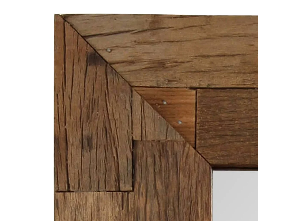 Miroir Bois de récupération massif 50 x 110 cm