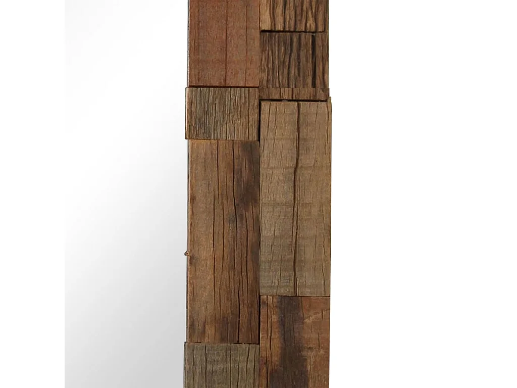 Miroir Bois de récupération massif 50 x 110 cm