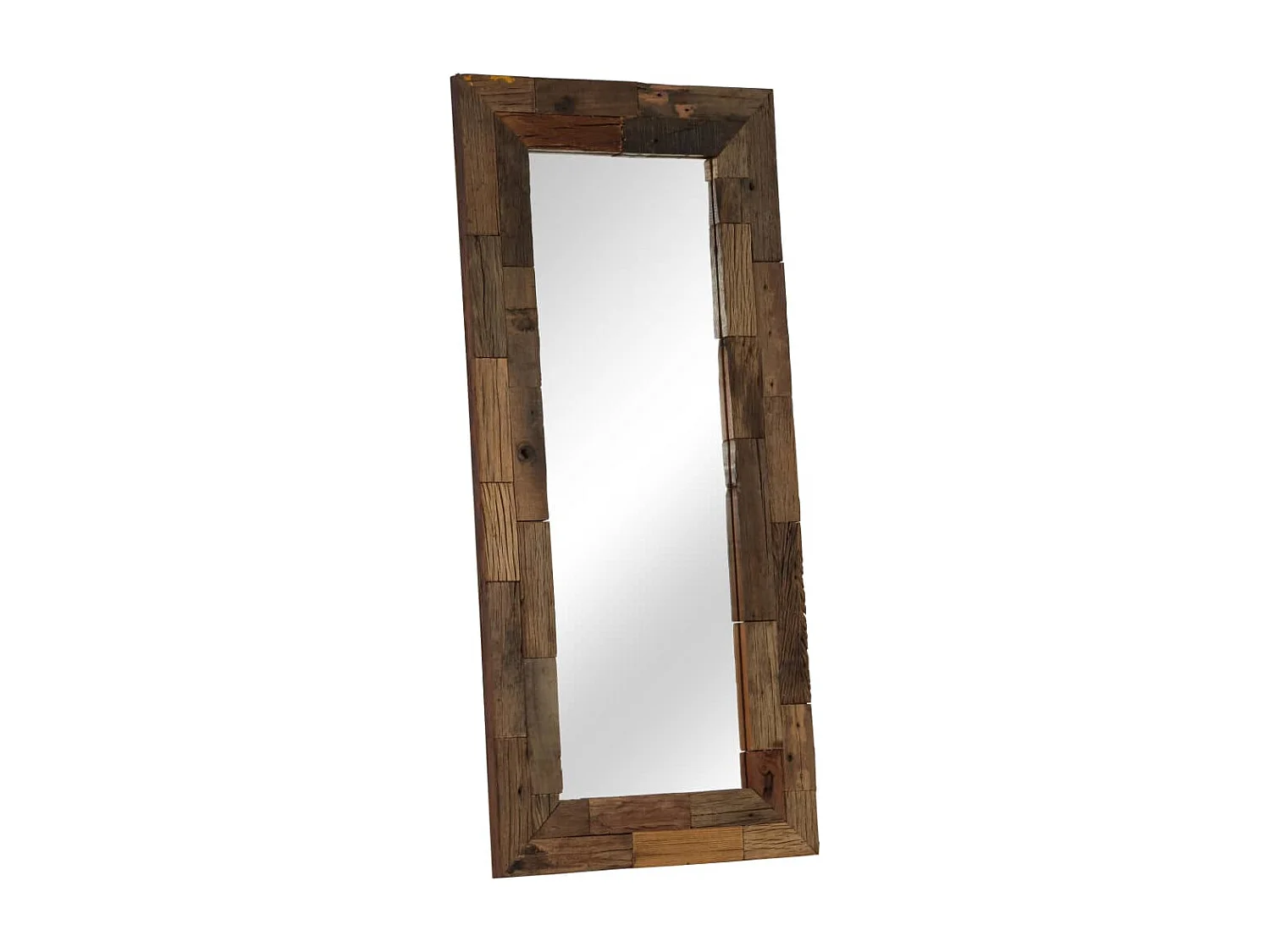 Miroir Bois de récupération massif 50 x 110 cm