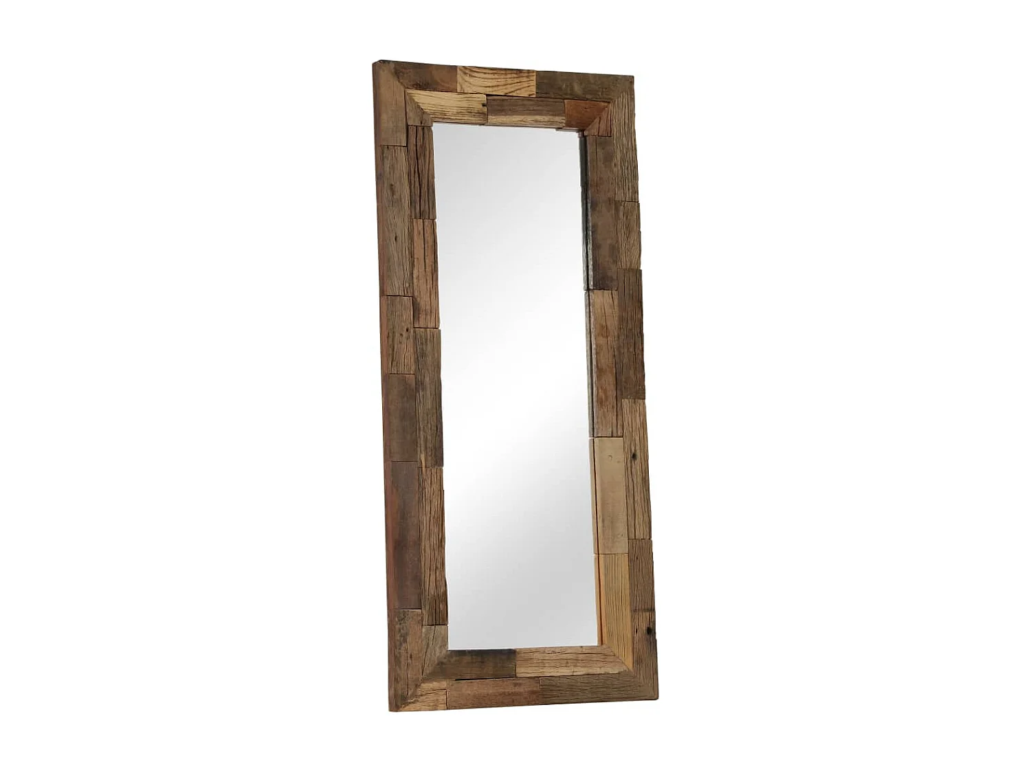 Miroir Bois de récupération massif 50 x 110 cm