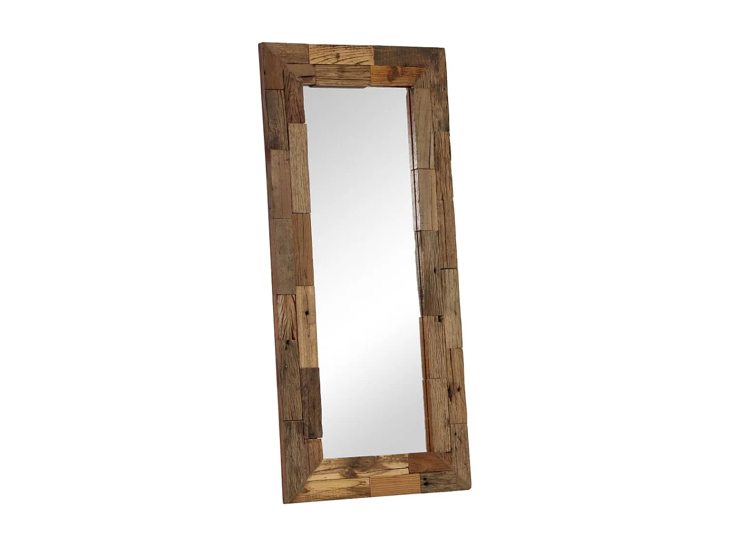 Miroir Bois de récupération massif 50 x 110 cm