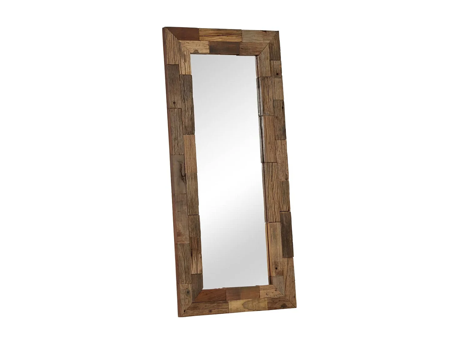 Miroir Bois de récupération massif 50 x 110 cm