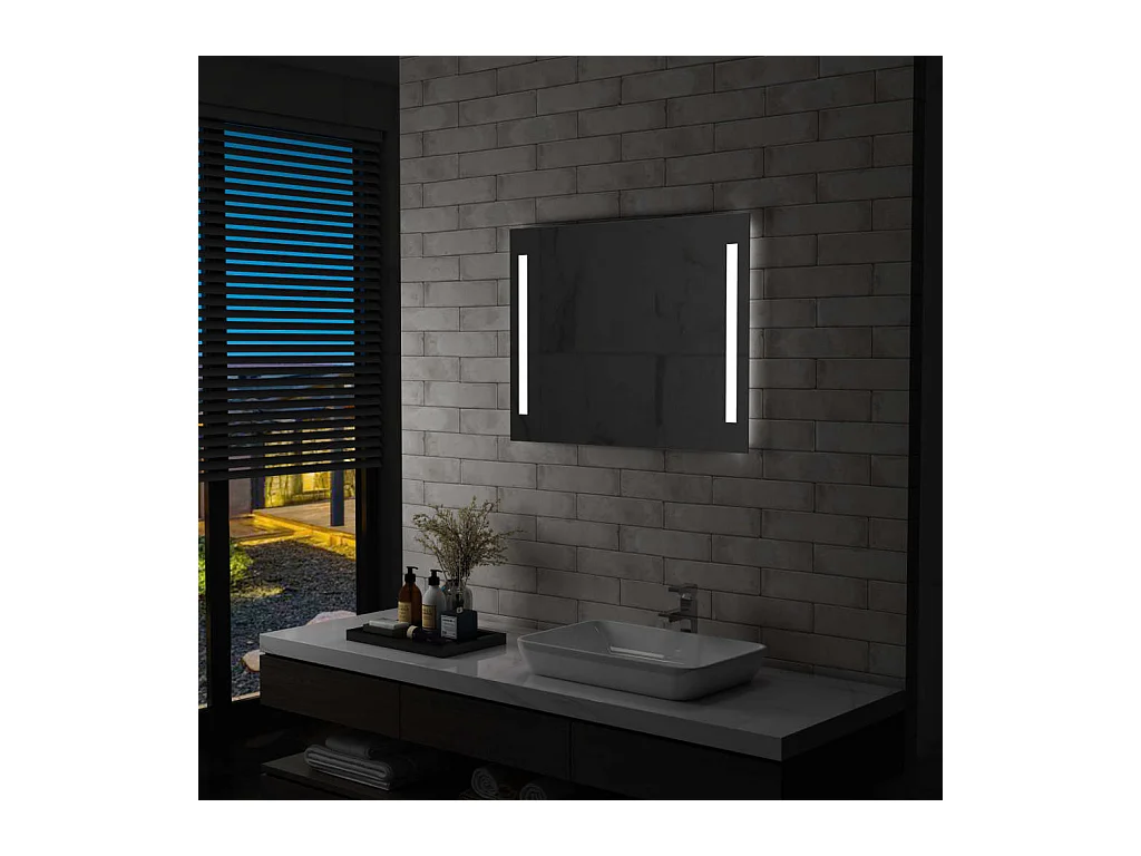 Badkamerspiegel LED 80x60 cm