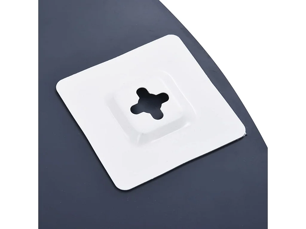 Espelho de parede com 5 prateleiras 50x60 cm prateado