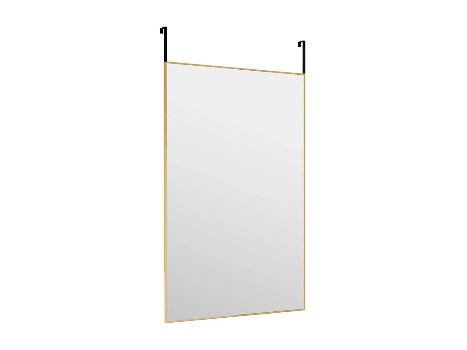 Türspiegel Golden 50x80 cm Glas und Aluminium