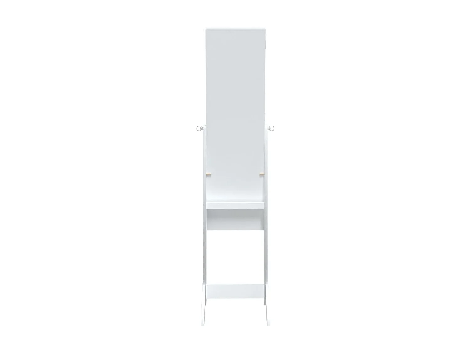 Miroir sur pied blanc 34x37x146 cm