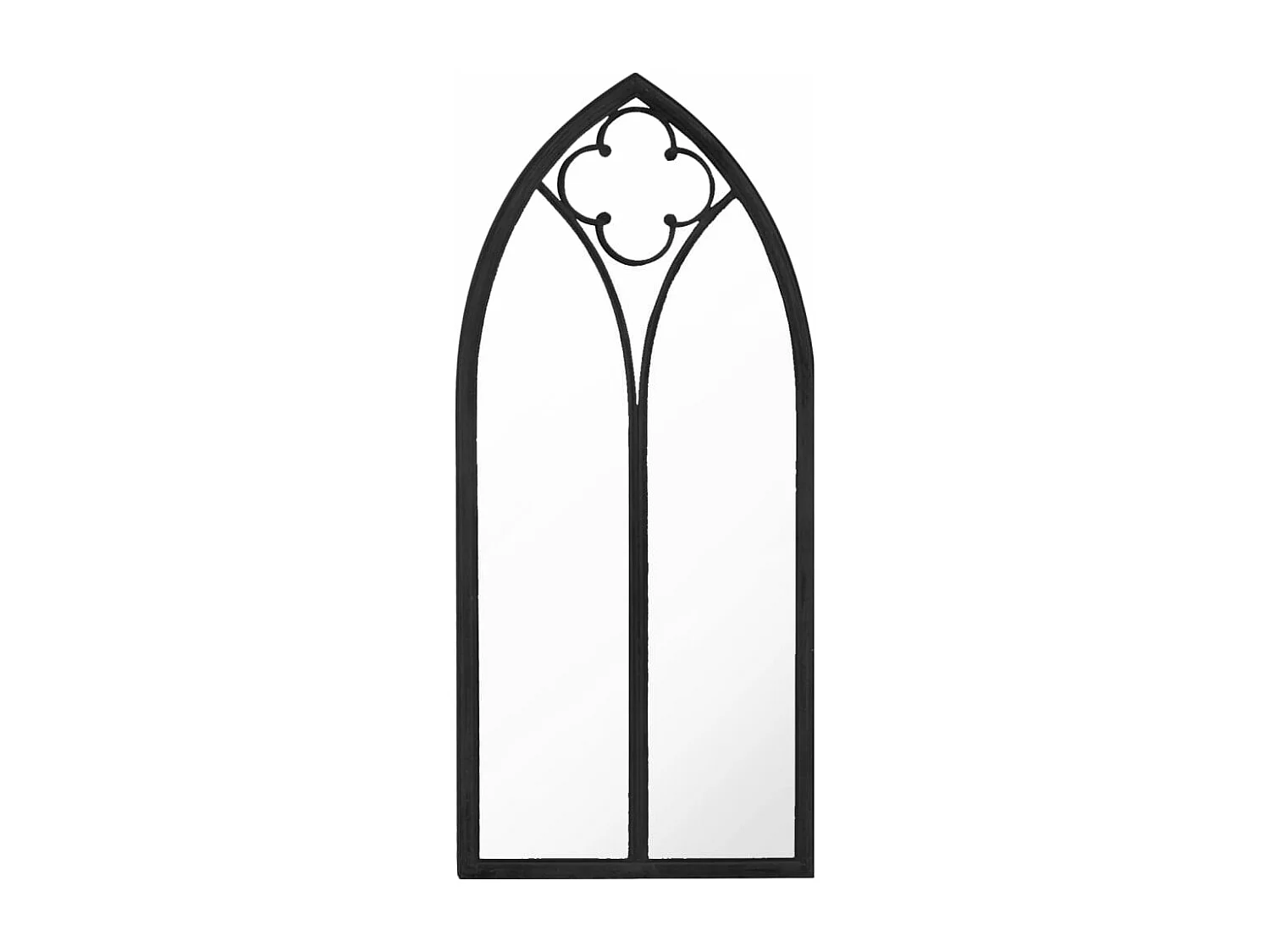 Miroir Noir 70x30 cm Fer pour utilisation à l'intérieur