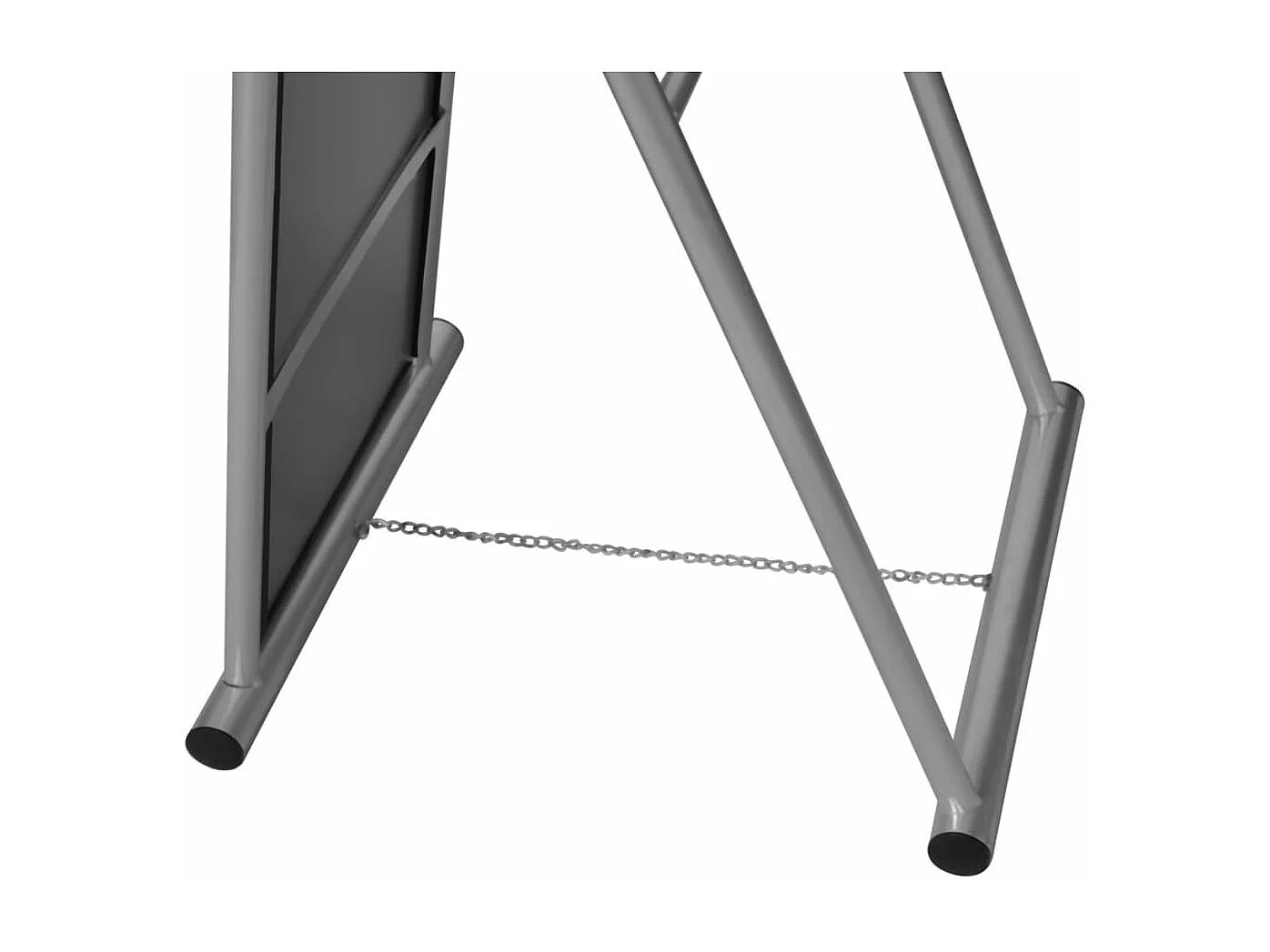 240580 Free Standing Floor Mirror Full Length Rectangular Grey