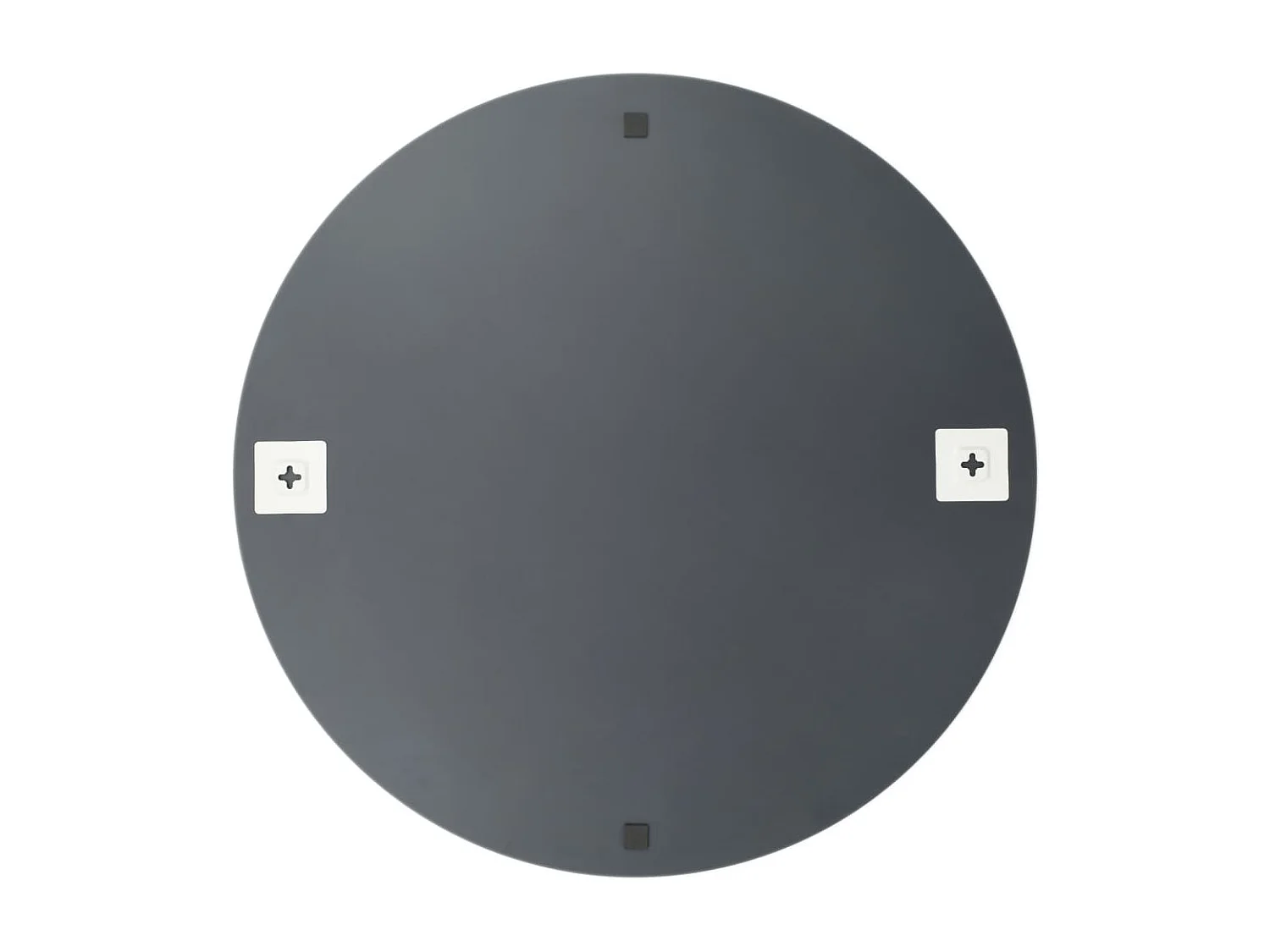 Espelhos de parede 2 pcs 50 cm vidro redondo