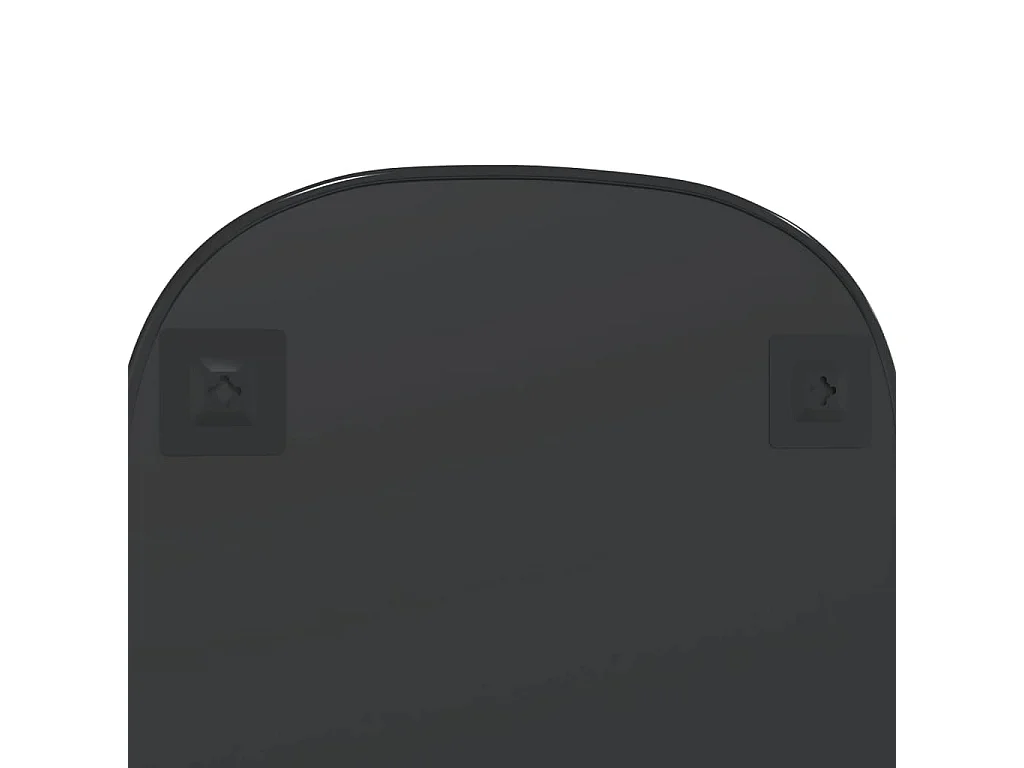 Espelho de parede 70x45 cm preto