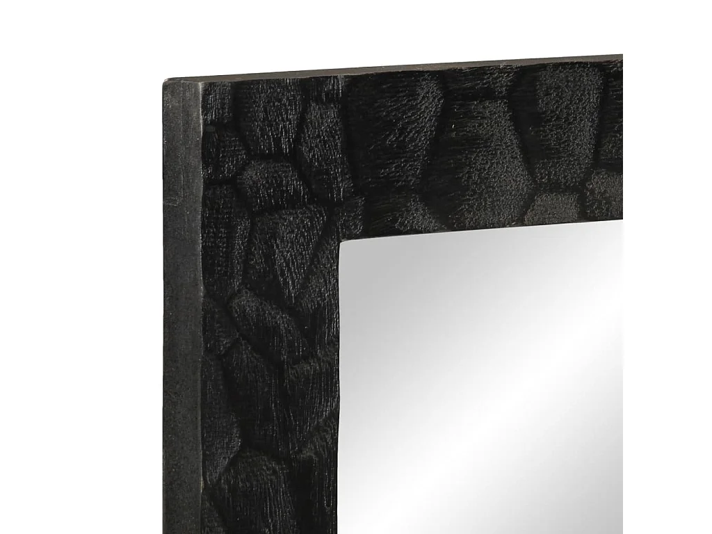 Espelho de casa de banho 50x70x2,5 cm mangueira maciça e vidro