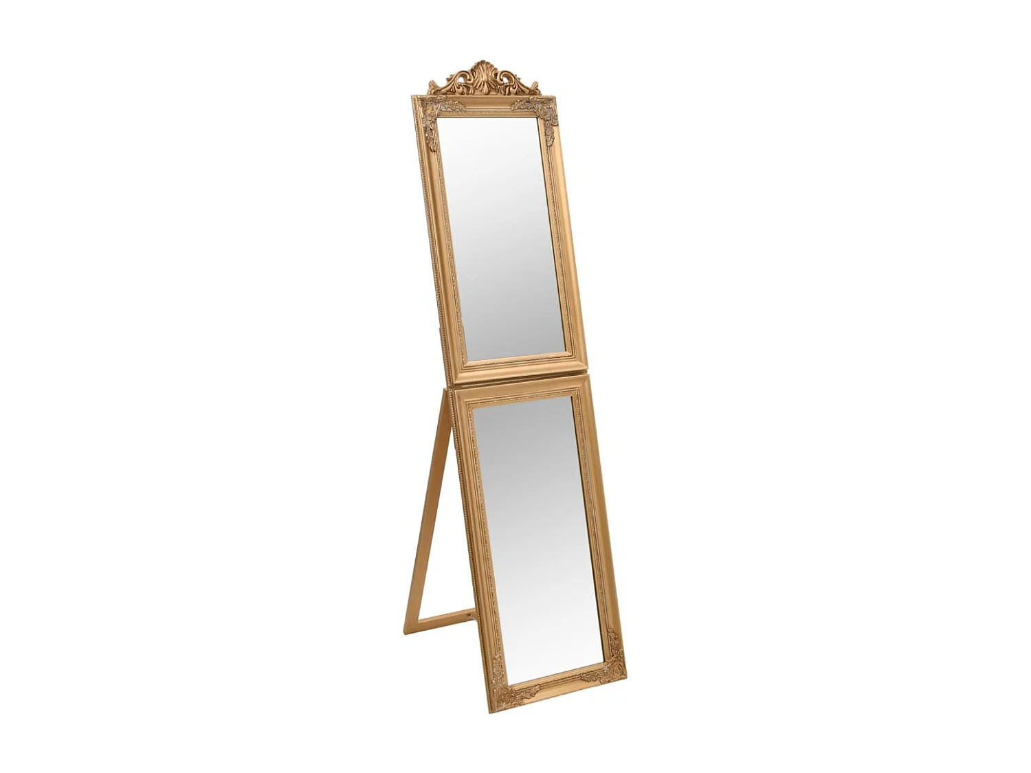 Miroir sur pied Doré 50x200 cm