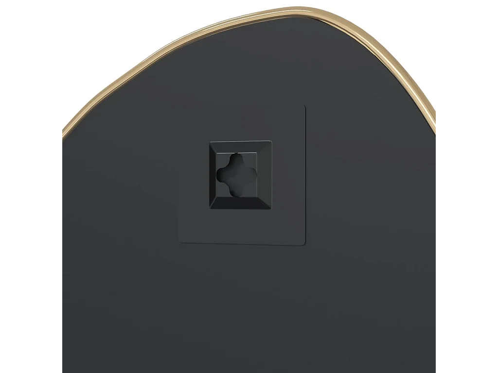 Miroir mural Doré 60x50 cm