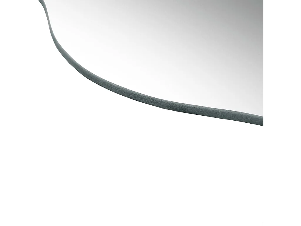 Miroirs muraux 4 pcs 100x23 cm Ondulé Verre