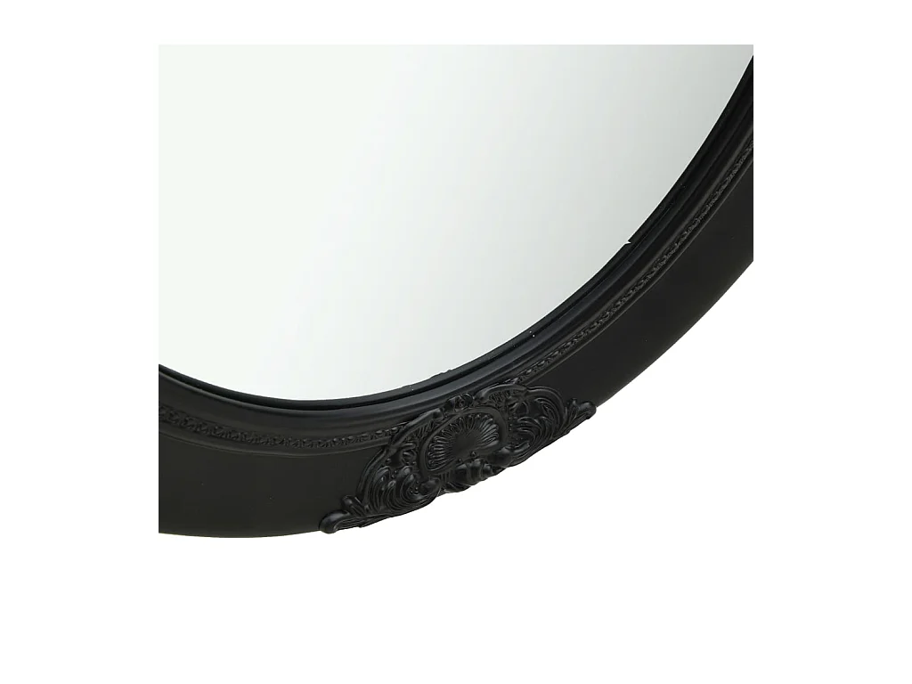 Miroir mural style baroque 50x60 cm noir