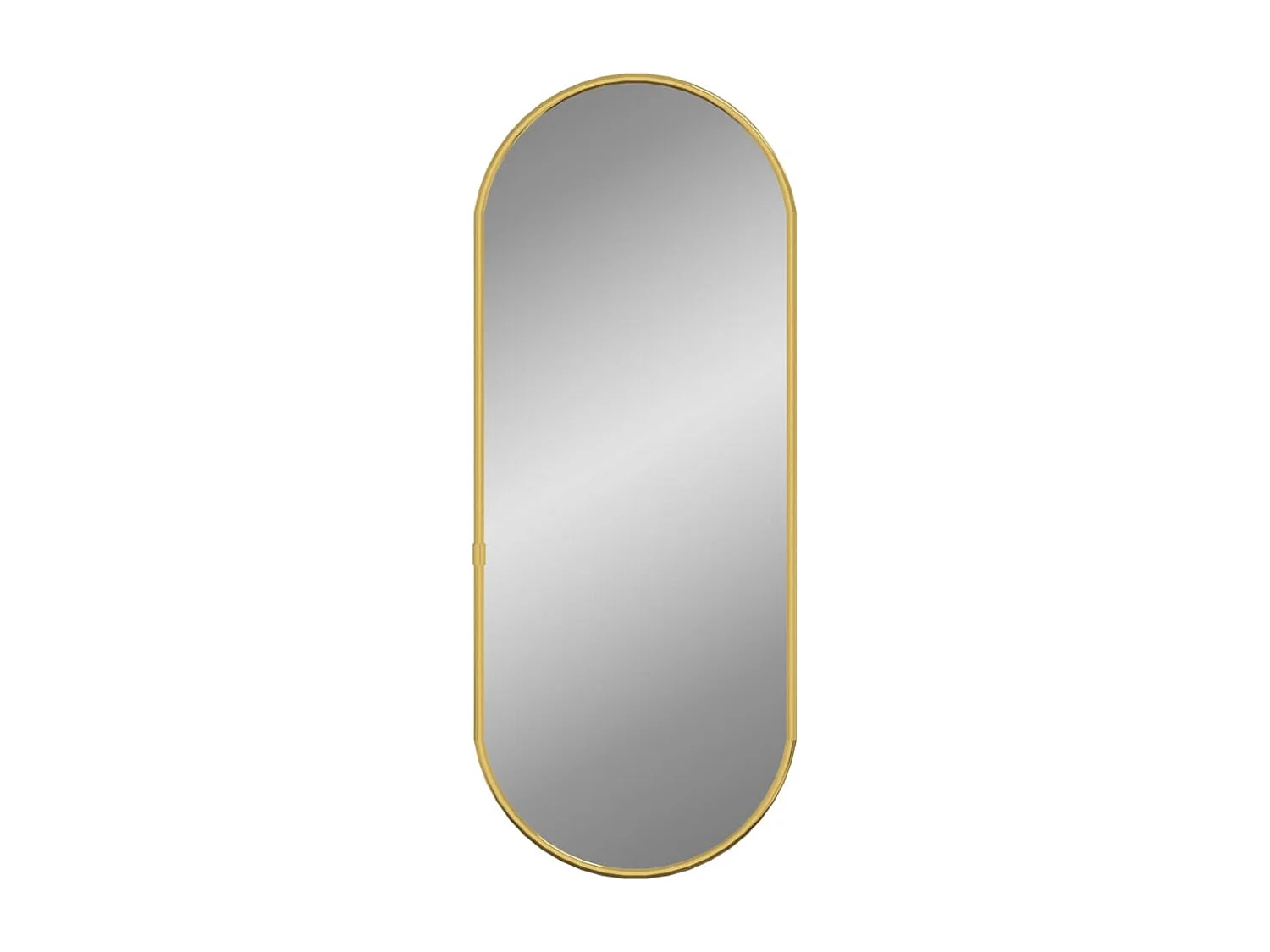 Miroir mural Doré 50x20 cm Ovale