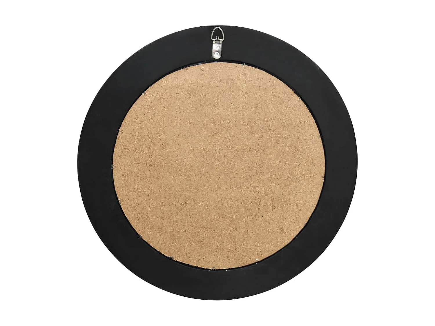 Specchio da Parete Stile Barocco 50 cm Nero