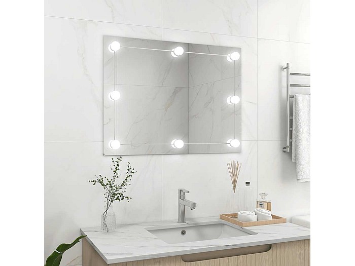 Specchio rettangolare in legno oro 66 x 165 cm | Leroy Merlin