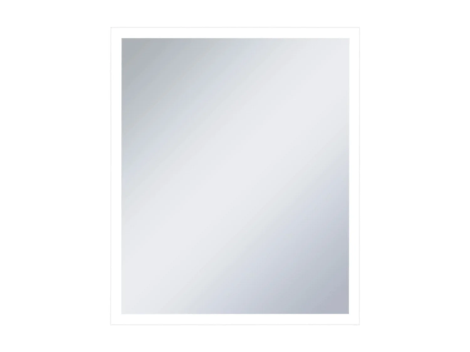 Miroir mural à LED pour salle de bains 50x60 cm