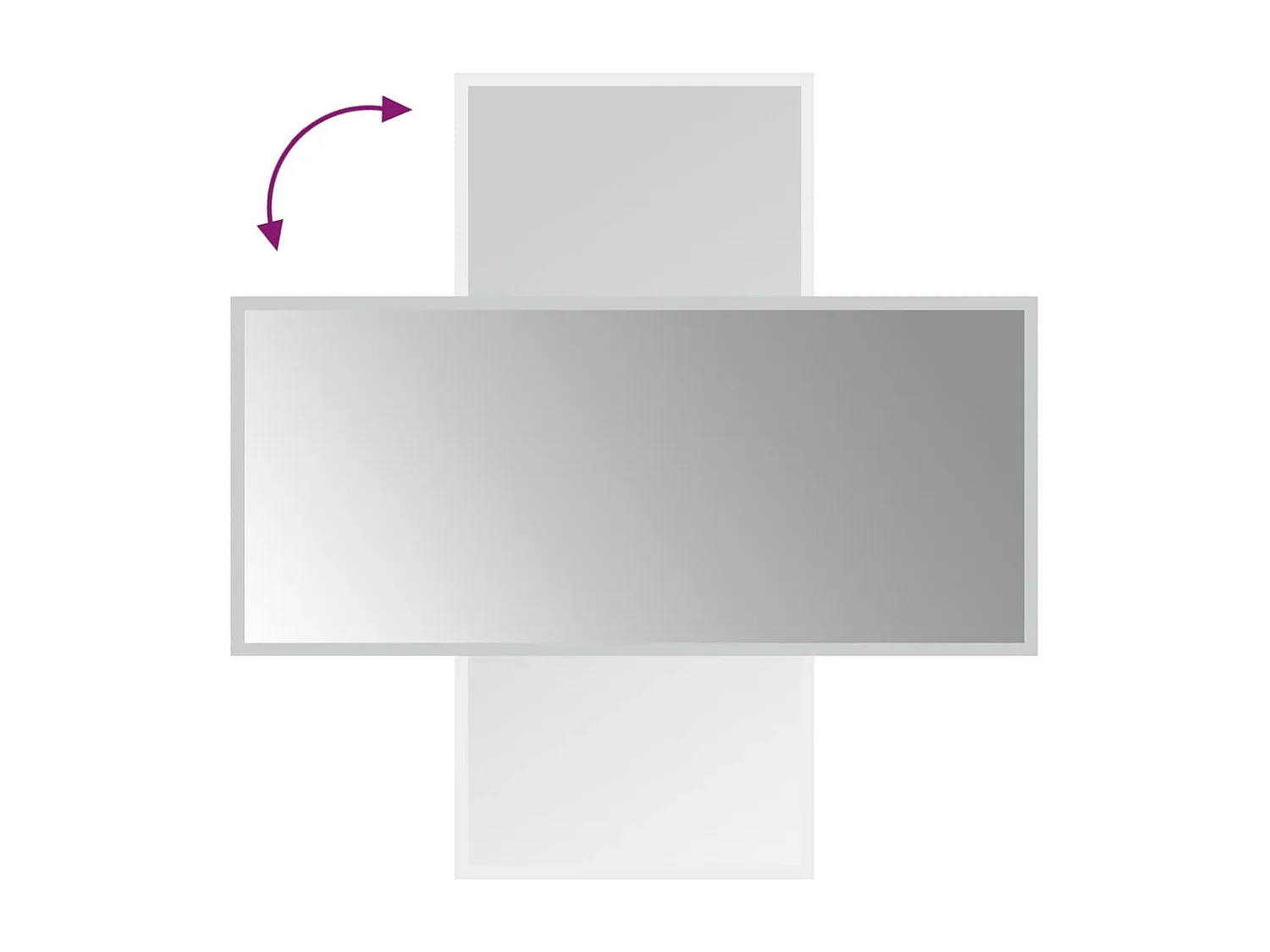 Specchio da Bagno con Luci LED 40x90 cm