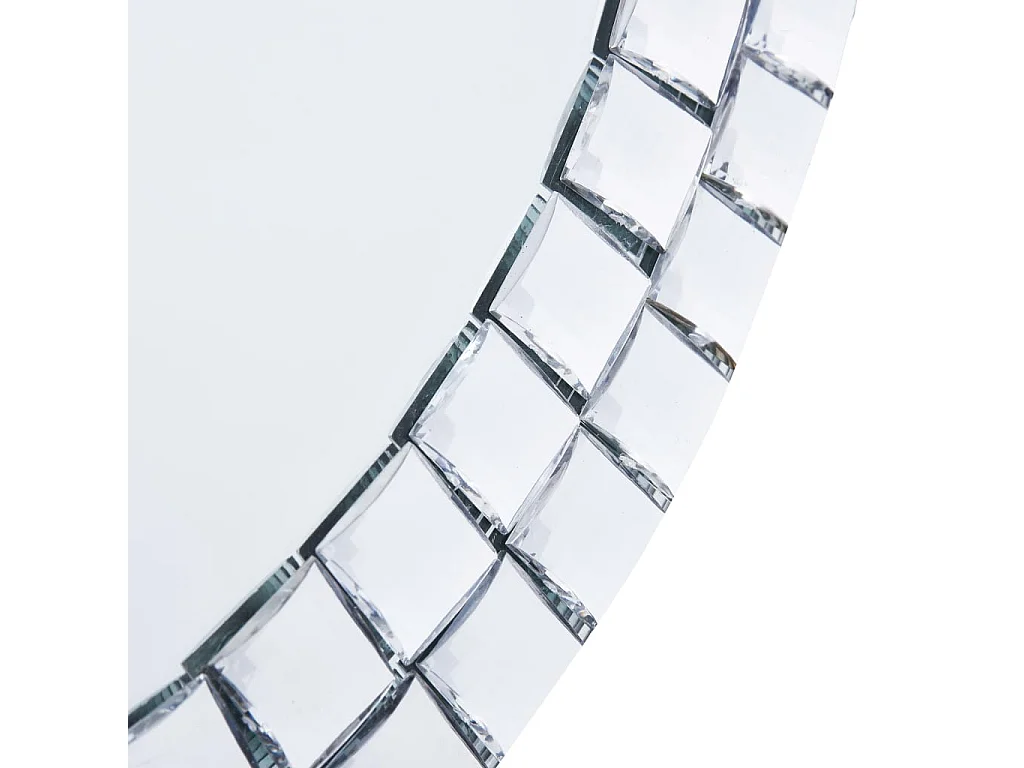 Espejo de pared de vidrio templado 40 cm