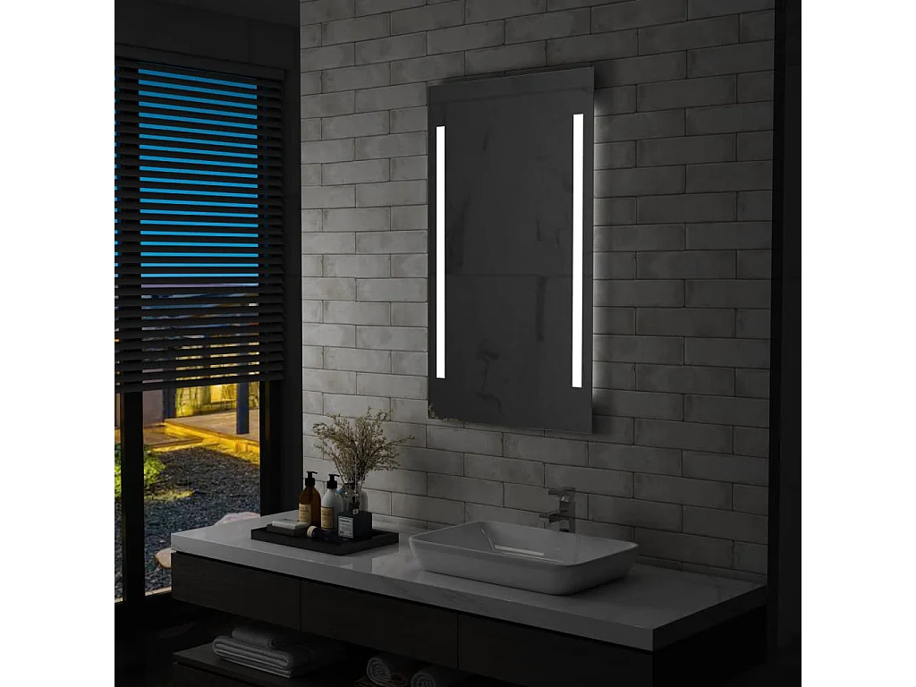 Espelho de parede LED para casa de banho 60x100 cm