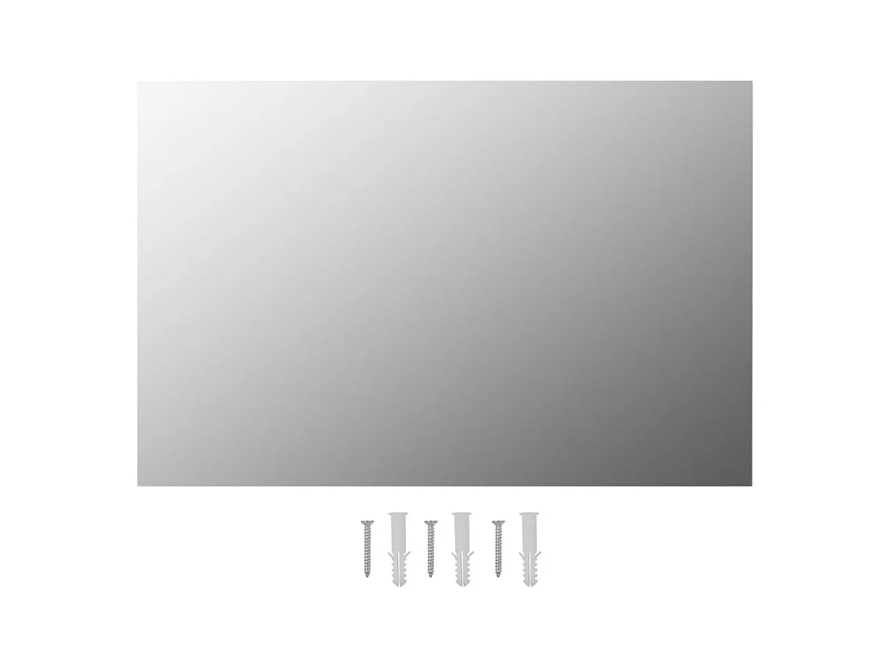 Miroir mural 60 x 40 cm Rectangulaire Verre