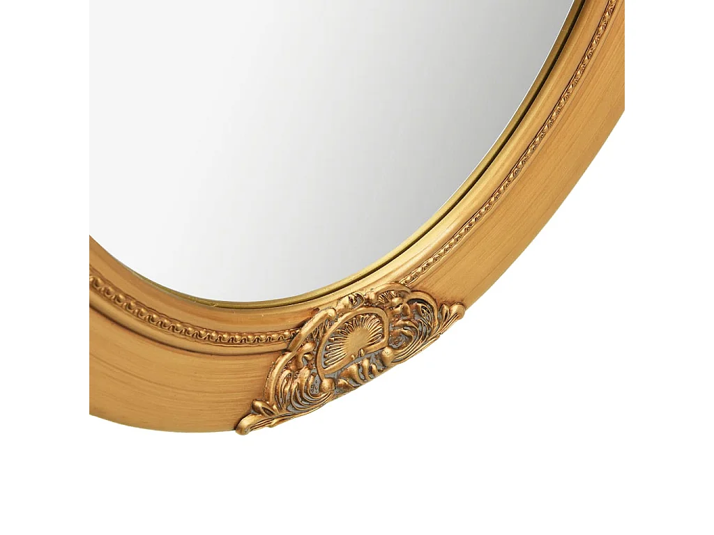 Espelho de parede estilo barroco 50x70 cm dourado