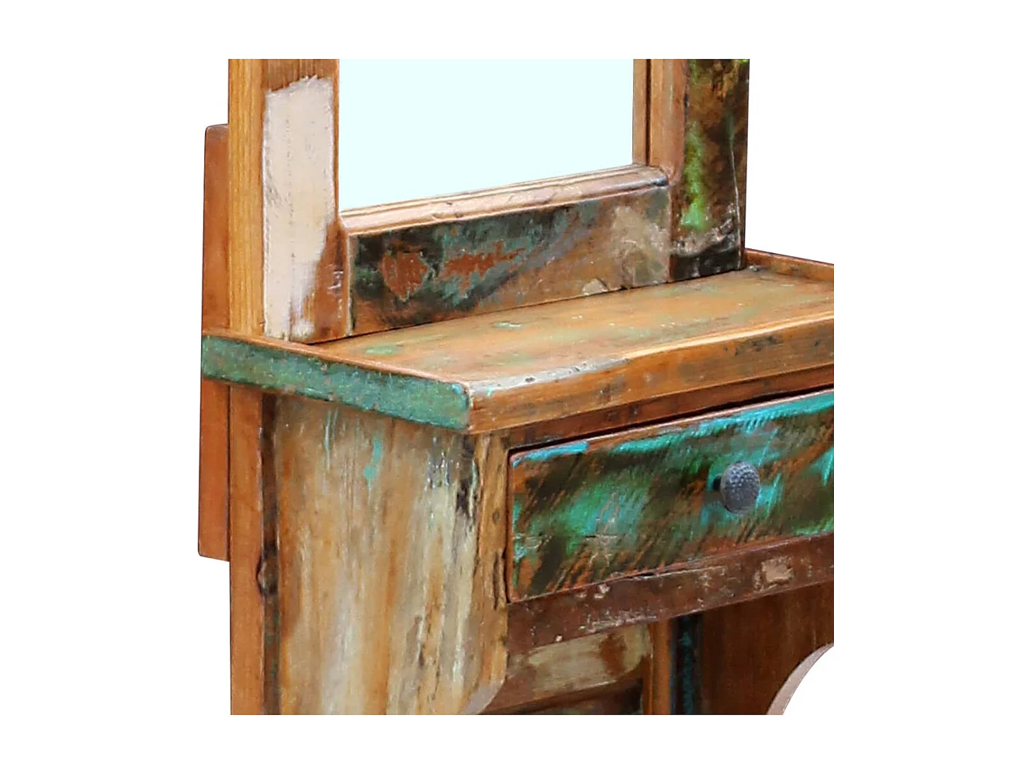 Garderobenspiegel Altholz 47x23x180 cm