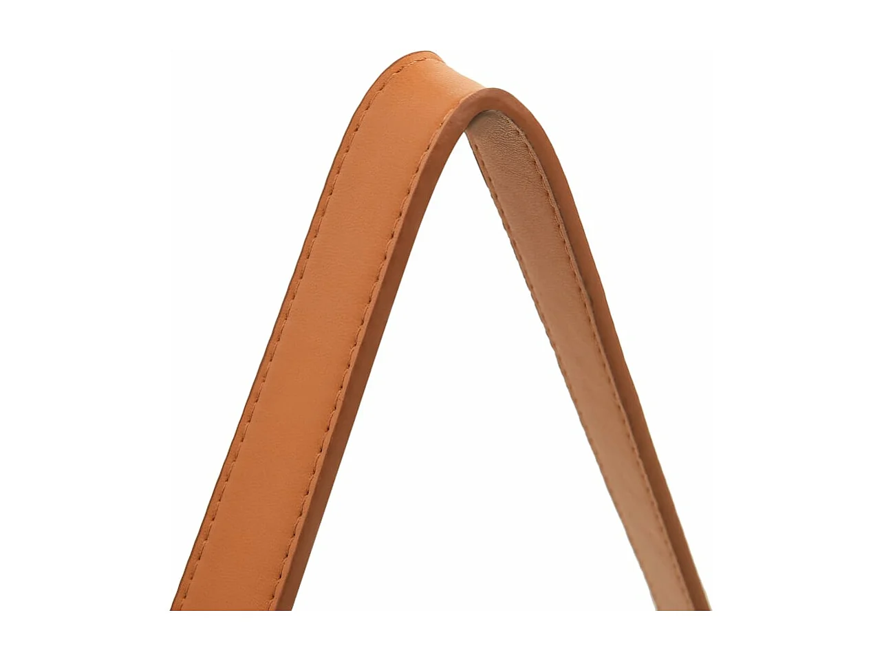 Espelho de parede com alça 50 cm dourado