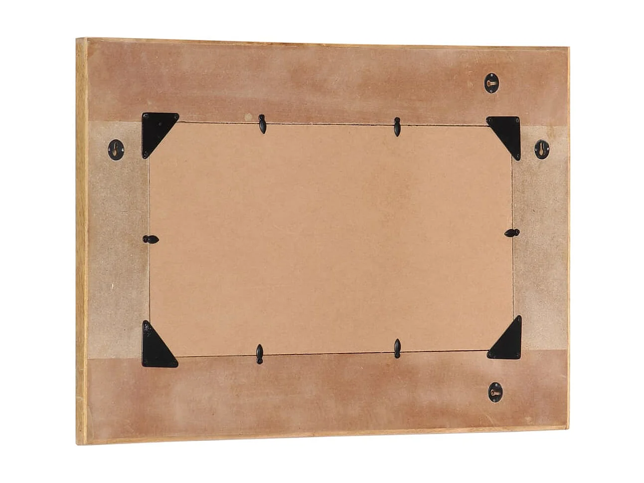 Espelho de parede madeira recuperada maciça 50x80 cm