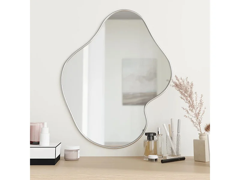 Miroir mural Argenté 60x50 cm