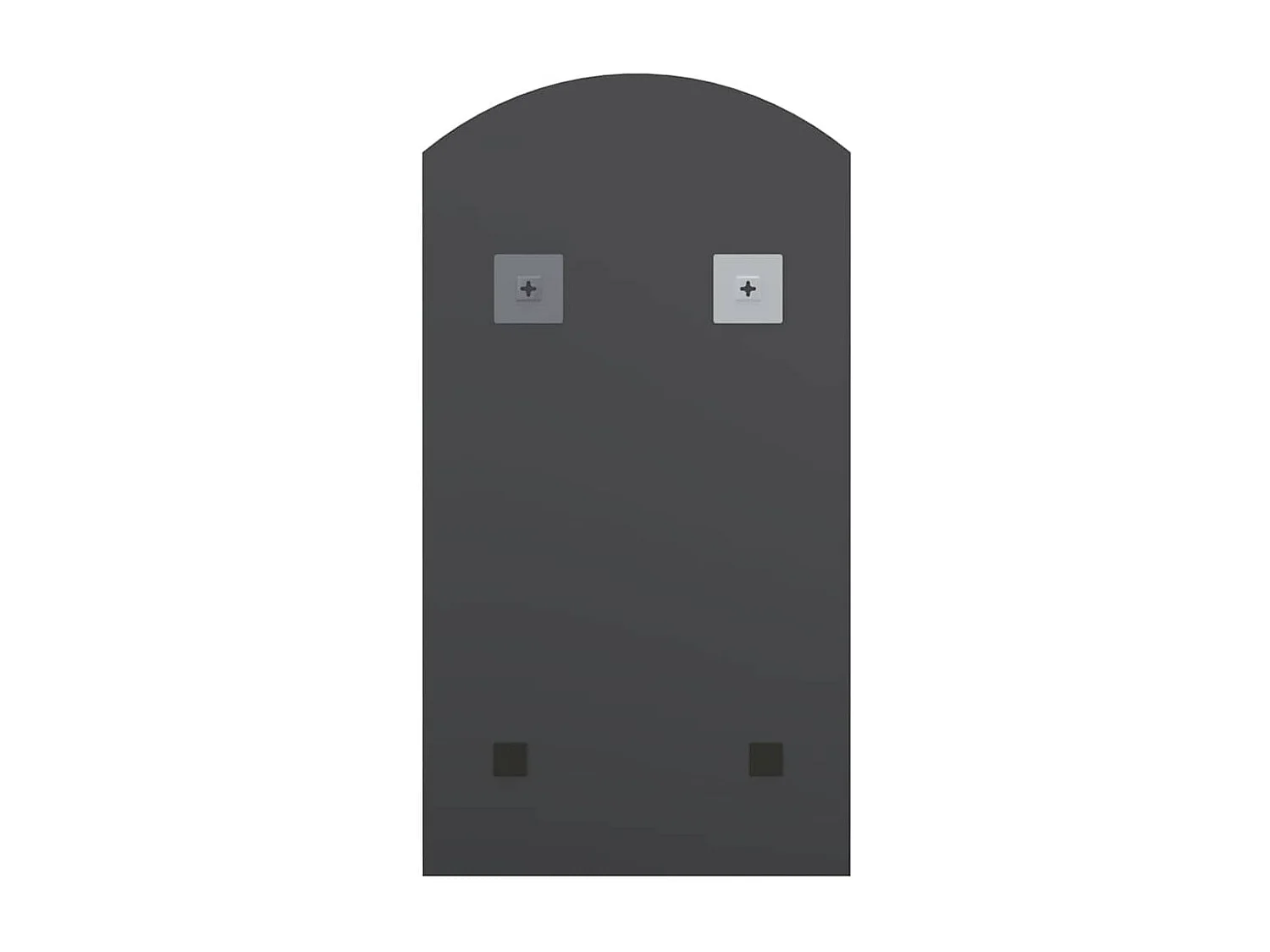 Miroir avec éclairage LED 90x45 cm Verre Arche