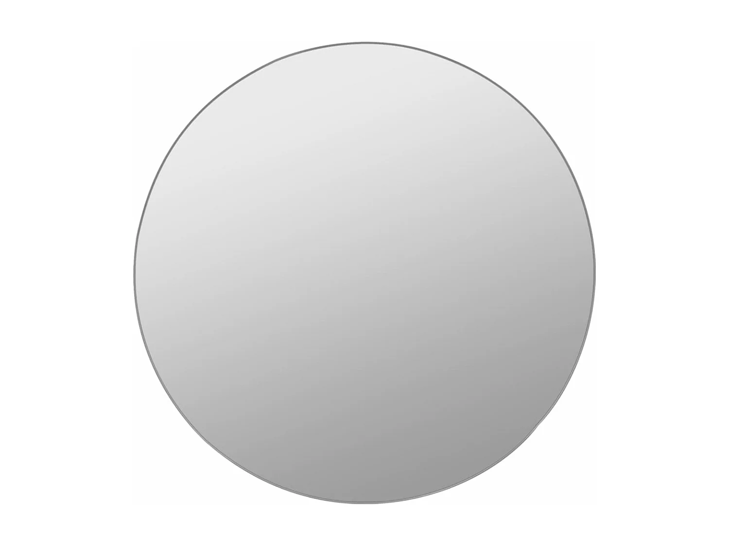 Ensemble de miroir mural 7 pcs Verre Rond