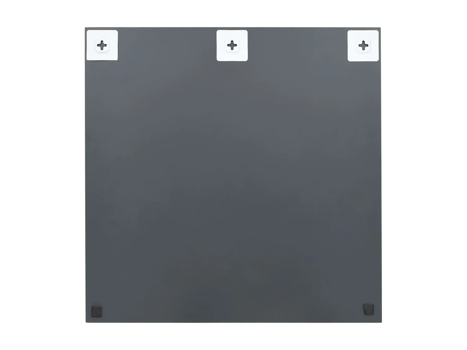 Espelhos de parede 2 pcs 60x60 cm vidro quadrado