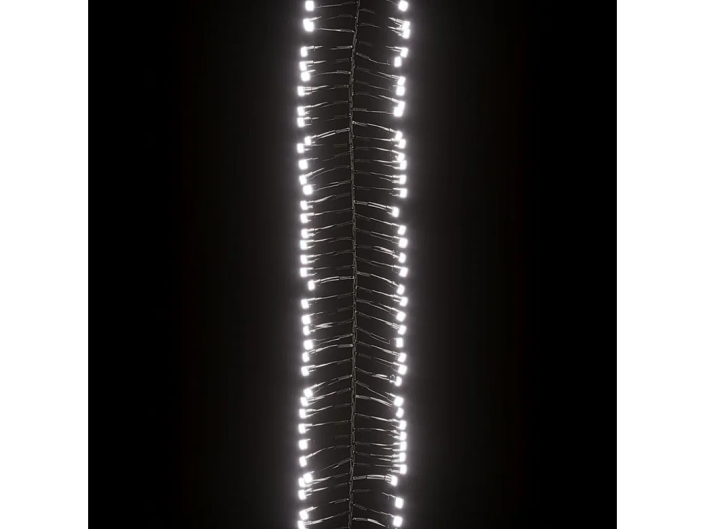 Guirlande lumineuse à LED groupées 2000 LED Blanc froid 17m PVC